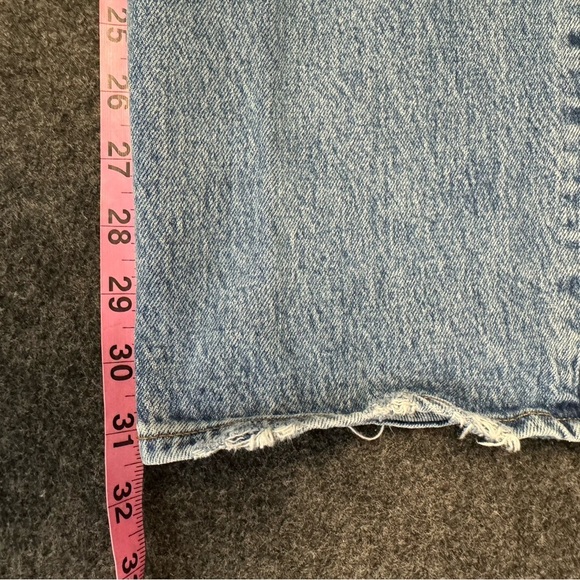 Madewell The Perfect Vintage Jean Striaght Leg Jeans Blue Denim 30 Tall - Picture 9 of 9